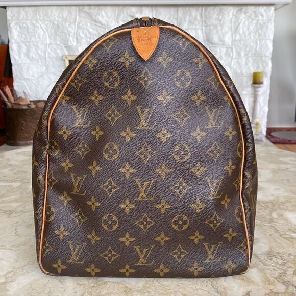 Louis Vuitton Keepall 55 Monogram w/ Name Tag, Poignet & Padlock - Picture 6 of 17